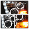 Spyder Projector Headlights Halogen LED Halo Chrome for 09-14 Ram 1500