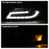 Spyder Projector Headlights DRL LED Black for 09-12 Audi A4 w/ Halogen