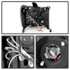 Spyder Projector Headlights LED Halo Black Smoke for 07-13 Sierra 1500/2500