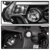 Spyder Projector Headlights Light Bar DRL Black for 12-15 Toyota Tacoma