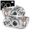 Spyder 1PC Projector Headlights LED Halo Chrome for 95-01 Ford Explorer