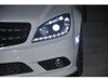 Spyder Projector Headlights DRL Black for 08-11 Mercedes Benz C-Class w/ Halogen