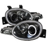 Spyder Projector Headlights LED Halo Black for 95-99 Dodge Neon