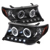 Spyder Projector Headlights LED Halo Black for 08-11 Toyota Land Cruiser