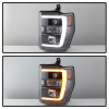 Spyder Projector Headlights V2-Switch Back Black for 08-10 Ford F-250 SD