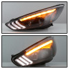 Spyder Projector Headlights - Seq Turn Light Bar - Black for 15-18 Ford Focus