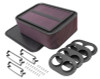 K&N Generation 2 Carbon Fiber Air Box - Large w/ 2.75in Air Horn