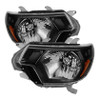 Spyder Xtune Headlights Black for 2012-2015 Toyota Tacoma