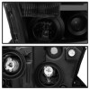 Spyder Xtune LED Light Bar Projector Headlights Black Smoked for 07-13 Tundra