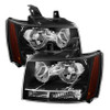 Spyder Xtune Crystal Headlights Black for 07-14 Suburban 1500/2500
