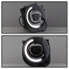 Spyder xTune Light Bar DRL Projector Headlights -Black for 15-17 Jeep Renegade