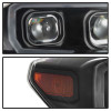 xTune DRL Proj Headlights w/Turn Signal - Black for 16-18 Tacoma SR/SR5