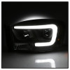Spyder V2 Projector Headlights - Light Bar DRL - Black for 06-08 Dodge Ram 1500