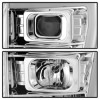 Spyder V2 Projector Headlights Light Bar DRL Chrome for 11-16 Ford F-250/F-350