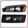 Spyder xTune Light & Headlights for 02-06 Avalanche w/Cladding OEM Bumper