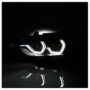 Spyder Projector Headlights - LED DRL - Black for 12-14 BMW F30 3 Series 4DR