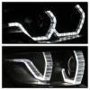 Spyder Projector Headlights - LED DRL - Black for 12-14 BMW F30 3 Series 4DR