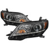 Spyder Projector Headlights - DRL LED - Black for 11-14 Sienna