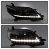 Spyder Projector Headlights - DRL LED - Black for 11-14 Sienna