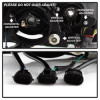 Spyder Projector Headlights - DRL LED - Black for 11-14 Sienna