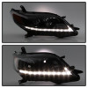 Spyder Projector Headlights - DRL LED - Black for 11-14 Sienna