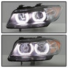 Spyder Headlights  Black for 06-08 BMW E90 3-Series 4DR w/ Halogen