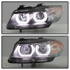 Spyder Headlights  Black for 06-08 BMW E90 3-Series 4DR w/ Halogen