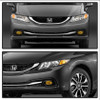 Spyder Fog Light W/Switch Yellow for 2013-2014 Honda Civic 4dr