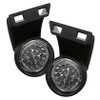Spyder LED Fog Lights w/switch Clear for 94-01 Dodge Ram 1500