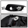 Spyder Fog Light W/Switch- Clear for 2016-2017 Honda Civic 2Dr/Coupe