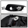 Spyder Fog Light W/Switch- Clear for 2016-2017 Honda Civic 2Dr/Coupe