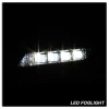 Spyder LED Fog Lights w/Fit Switch - Clear for 18-19 Honda Accord Sedan
