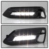 Spyder LED Fog Lights w/Fit Switch - Clear for 18-19 Honda Accord Sedan