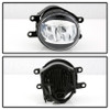 Spyder LED Fog Lights w/Switch - Clear for 2018+Toyota Camry