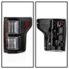 Spyder Light Bar LED Tail Lights Black for 15-17 Ford F150