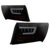 Spyder LED Tail Lights - Black Smoke for 08-11 Subaru Impreza WRX 4DR