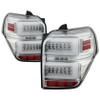 Spyder LED Tail Lights - Sequential Turn Signal - Chrome for 10-14 Toyota 4Runner