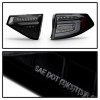 Spyder LED Tail Lights Seq Signal Blk Smoke for 08-14 WRX Hatchback