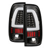 Spyder xTune Light Bar LED Tail Lights - Black for 97-03 Ford F150 Styleside