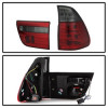 Spyder 4PCS Euro Style Tail Lights- Red Smoke for 00-06 BMW E53 X5
