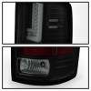 Spyder LED Tail Lights Black Smoke for 14-16 GMC Sierra