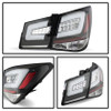 Spyder Light Bar LED Tail Lights Black for 2011-2014 Chevy Cruze