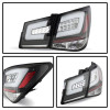 Spyder Light Bar LED Tail Lights Black for 2011-2014 Chevy Cruze
