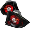 Spyder Euro Style Tail Lights Black for 01-03 Honda Civic 2Dr