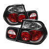 Spyder Euro Style Tail Lights- Black for 99-01 BMW E46 3-Series 4Dr
