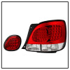 Spyder LED Tail Lights Red Clear for 98-05 Lexus GS 300/400