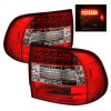 Spyder LED Tail Lights Red Clear for 03-07 Porsche Cayenne