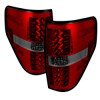 Spyder LED Tail Lights Red Smoke for 09-14 Ford F150