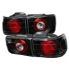 Spyder Euro Style Tail Lights Black for 92-93 Honda Accord 4Dr