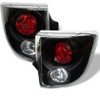 Spyder Euro Style Tail Lights Black for 00-05 Toyota Celica